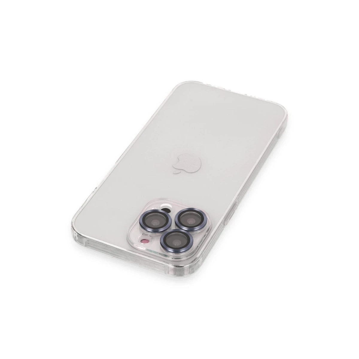 Apple iPhone 13 Pro Max Kılıf Luko Lens Silikon - Sierra Blue
