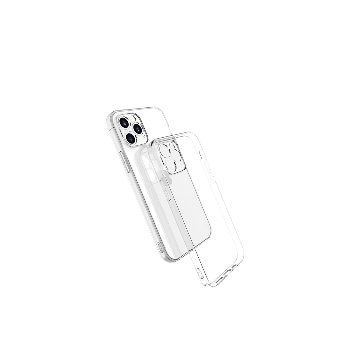 Apple iPhone 13 Pro Max Kılıf Lüx Şeffaf Silikon