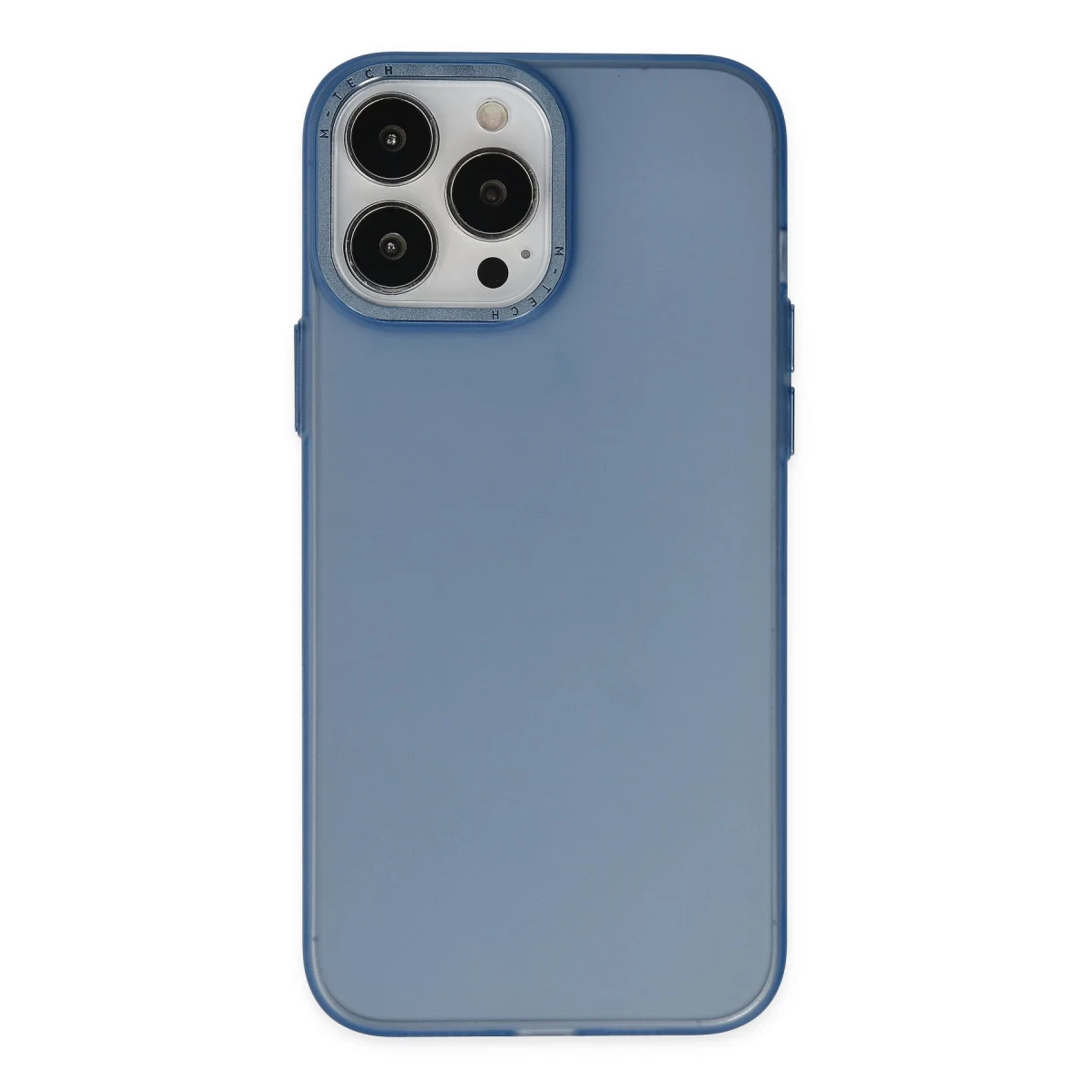 Apple iPhone 13 Pro Max Kılıf Modos Metal Kapak - Lacivert