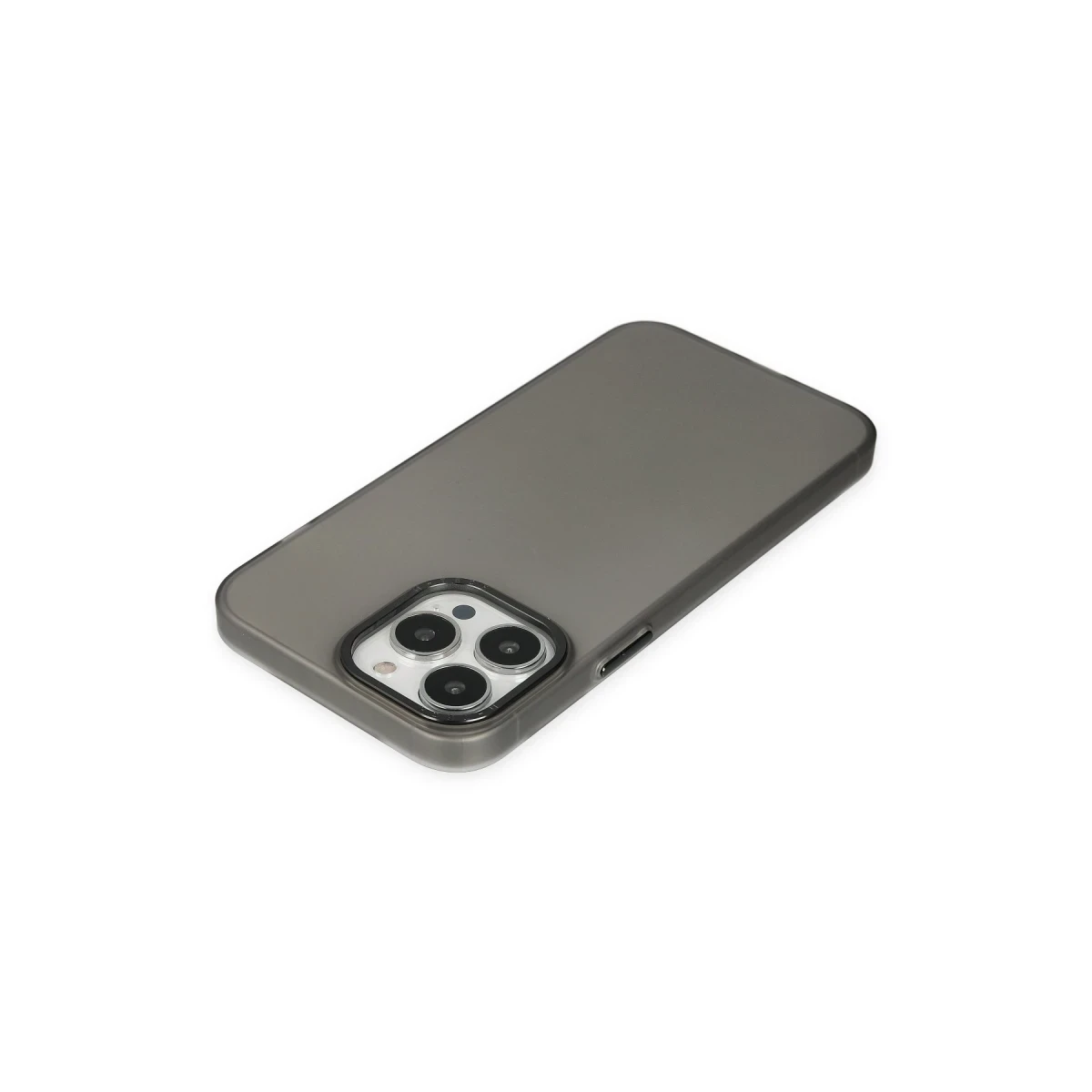 Apple iPhone 13 Pro Max Kılıf Modos Metal Kapak - Siyah
