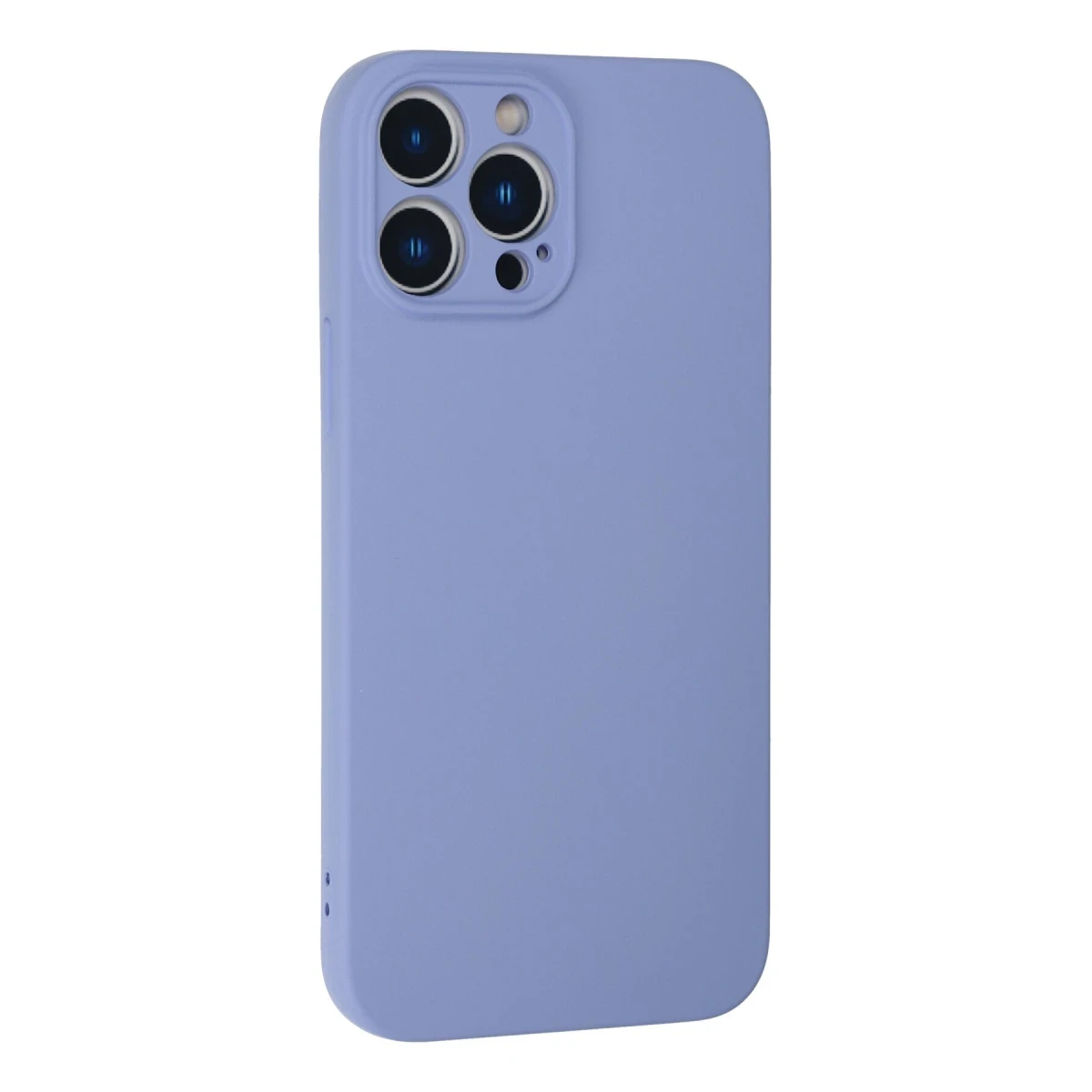 Apple iPhone 13 Pro Max Kılıf Nano içi Kadife Silikon - Lila