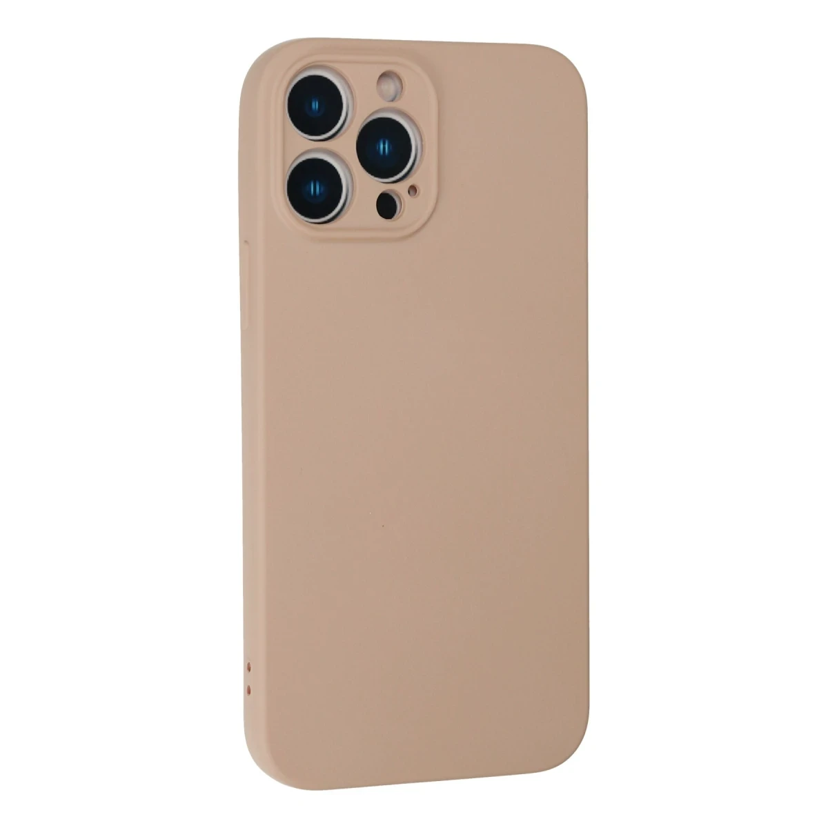 Apple iPhone 13 Pro Max Kılıf Nano içi Kadife Silikon - Pudra