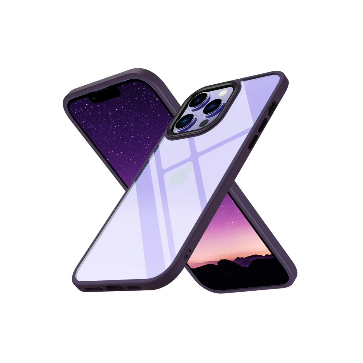 Apple iPhone 13 Pro Max Kılıf Power Silikon - Mor