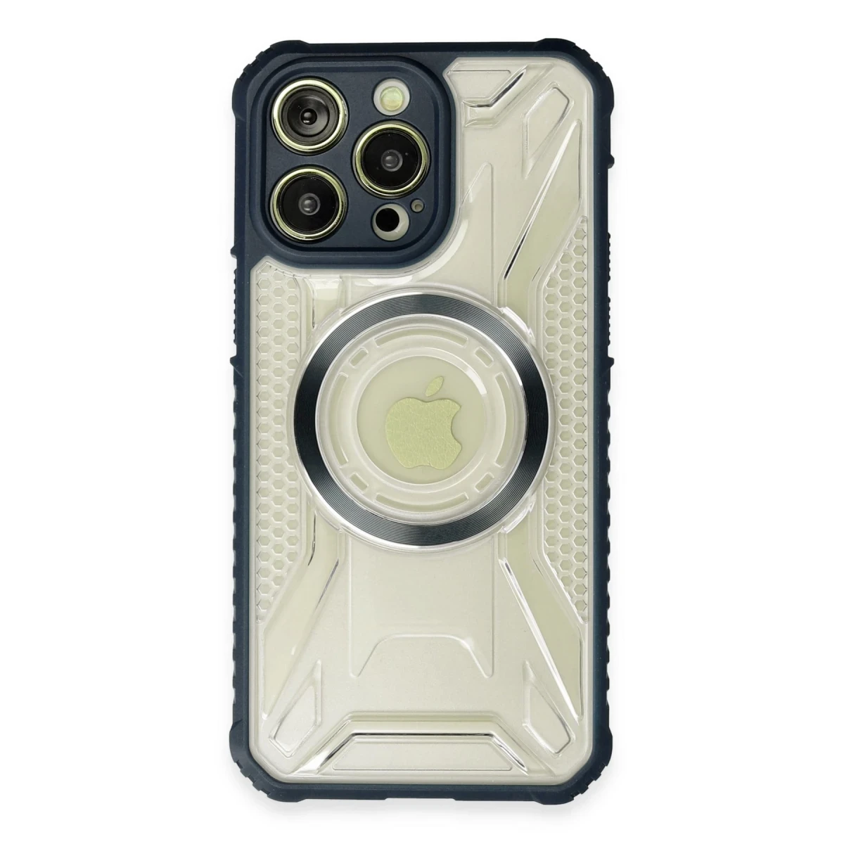 Apple iPhone 13 Pro Max Kılıf Prag Magneticsafe Kapak - Lacivert
