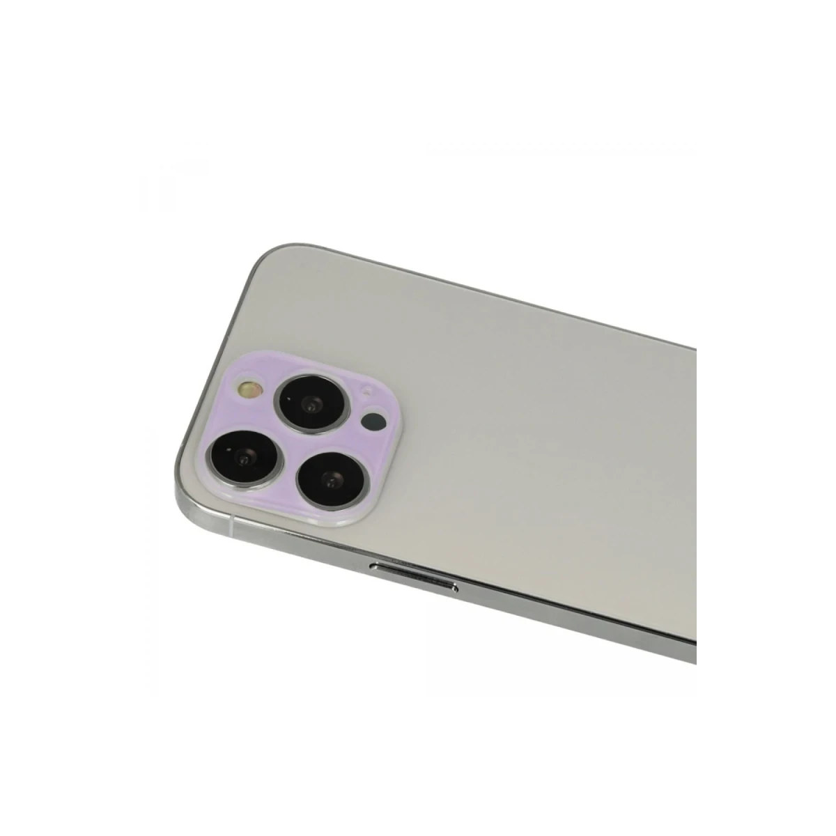 Apple iPhone 13 Pro Max Rainbow Kamera Lens Koruma Cam - Mor