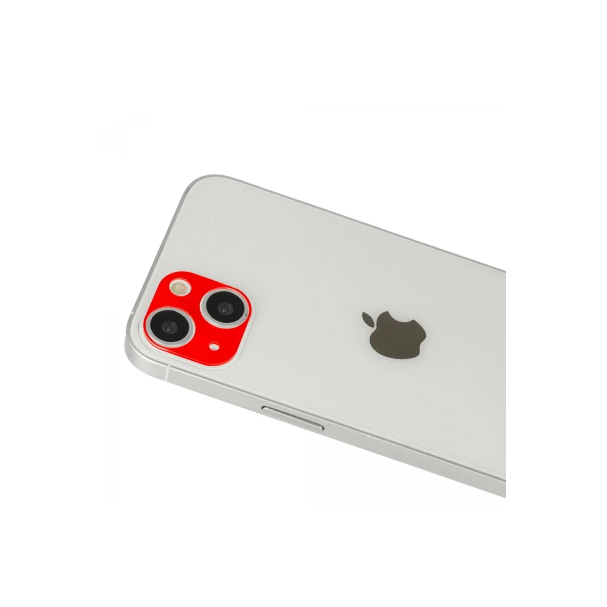 Apple iPhone 13 Rainbow Kamera Lens Koruma Cam - Kırmızı