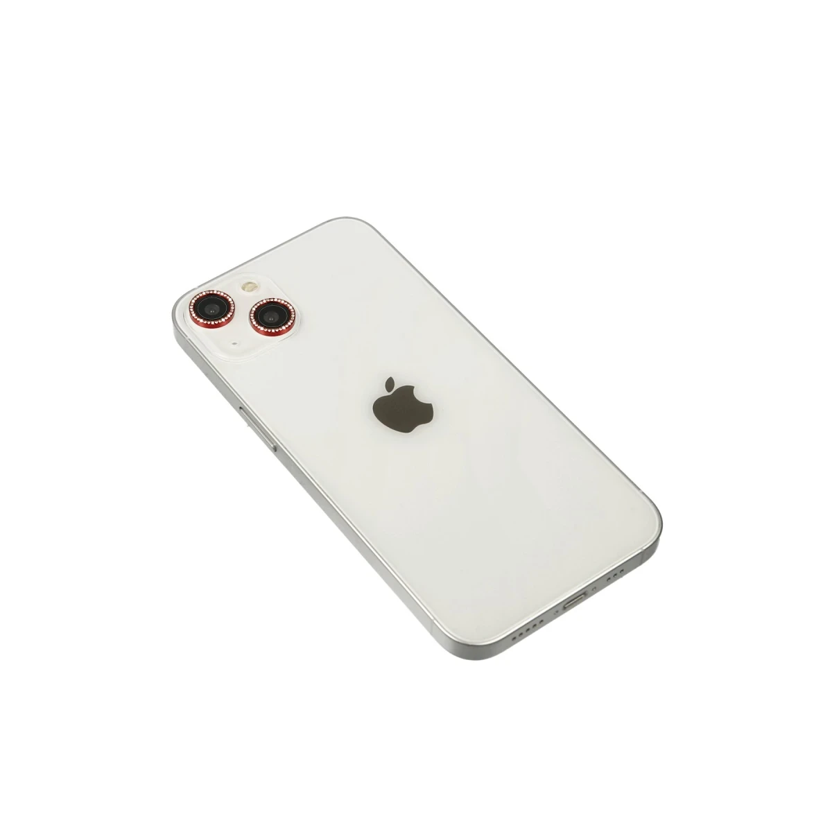 Apple iPhone 14 Diamond Kamera Lens - Kırmızı