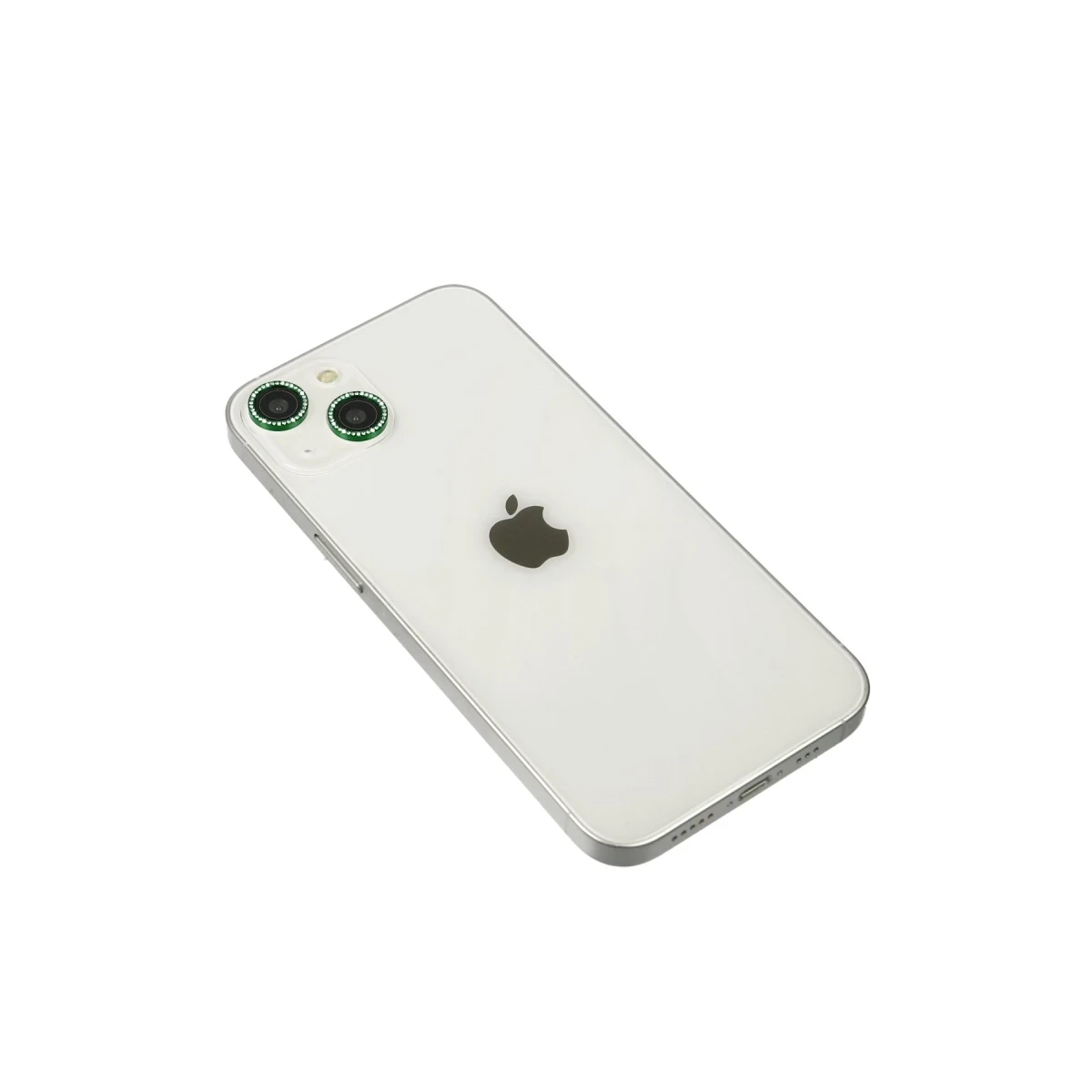 Apple iPhone 14 Diamond Kamera Lens - Yeşil