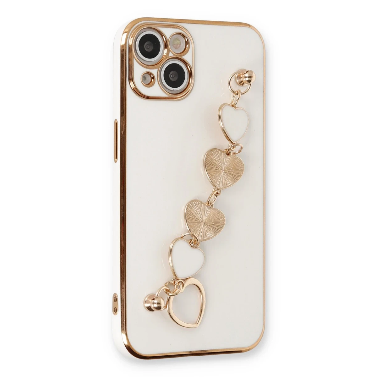 Apple iPhone 14 Kılıf Esila Silikon - Beyaz