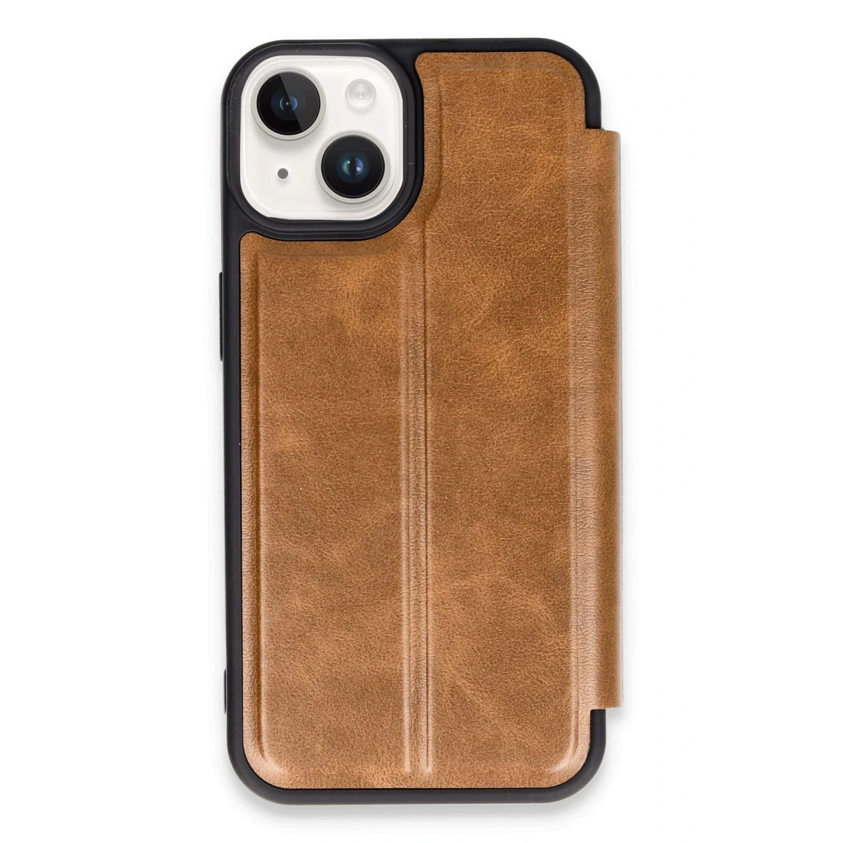 Apple iPhone 14 Kılıf Flip Cover - Taba