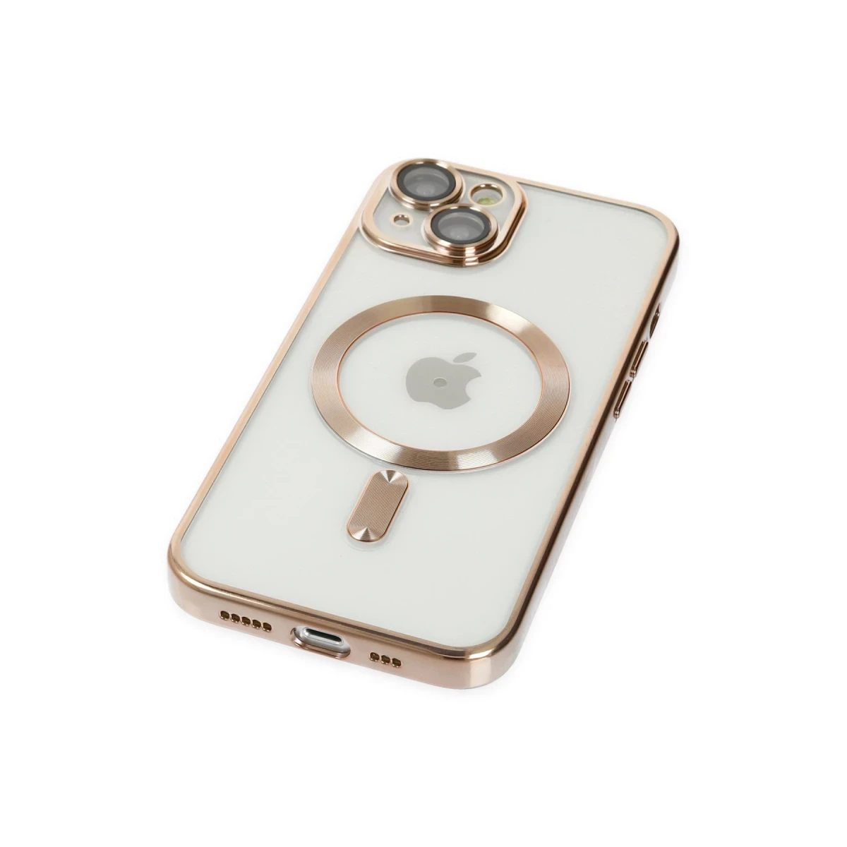 Apple iPhone 14 Kılıf Kross Magneticsafe Kapak - Gold