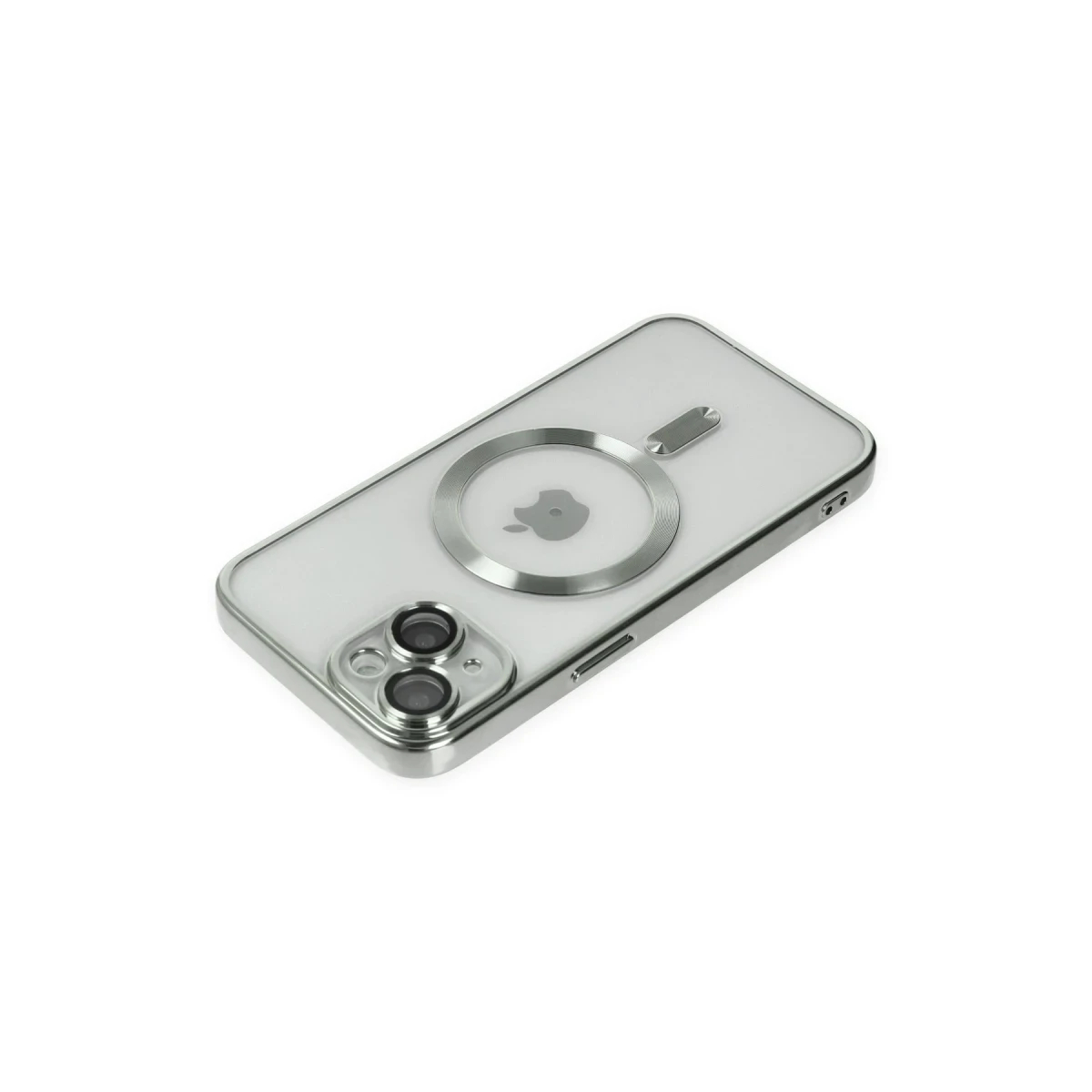 Apple iPhone 14 Kılıf Kross Magneticsafe Kapak - Gümüş
