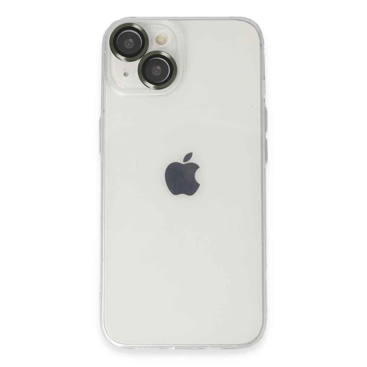 Apple iPhone 14 Kılıf Luko Lens Silikon - Yeşil