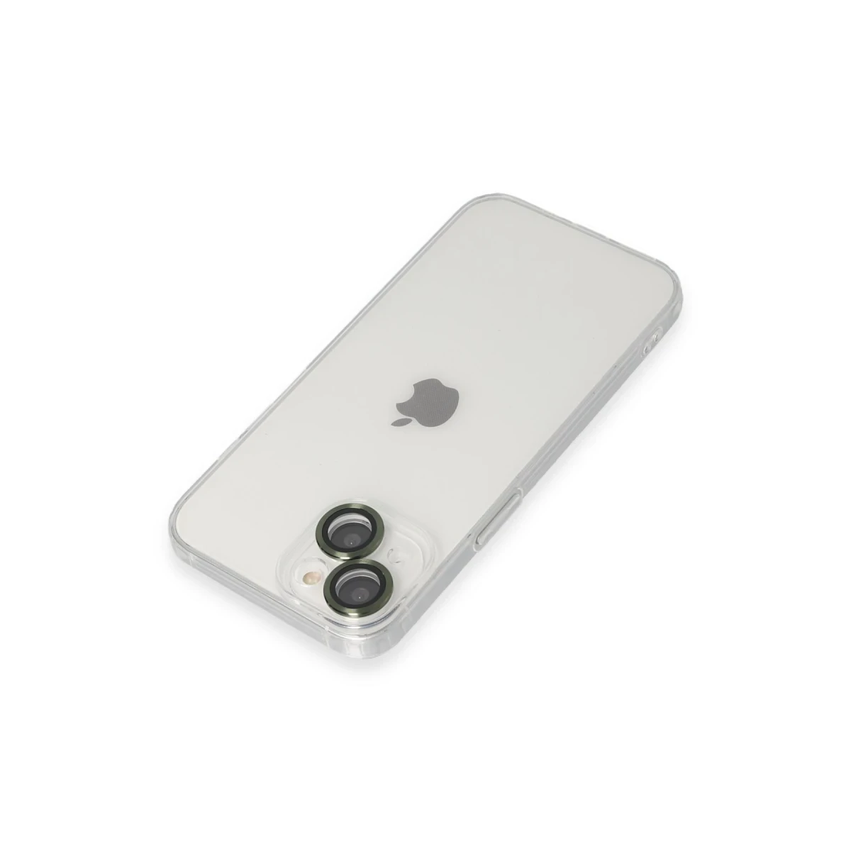 Apple iPhone 14 Kılıf Luko Lens Silikon - Yeşil