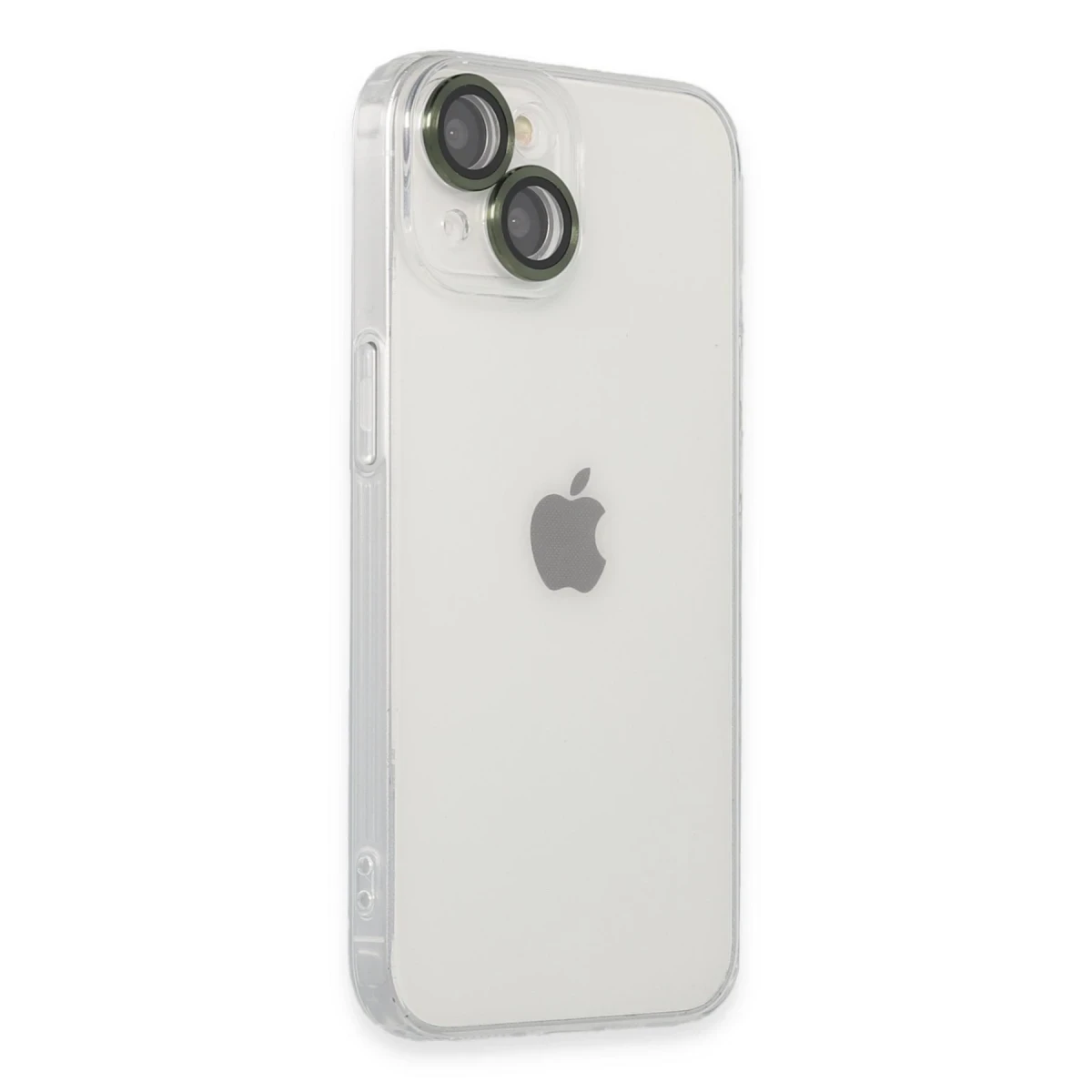 Apple iPhone 14 Kılıf Luko Lens Silikon - Yeşil