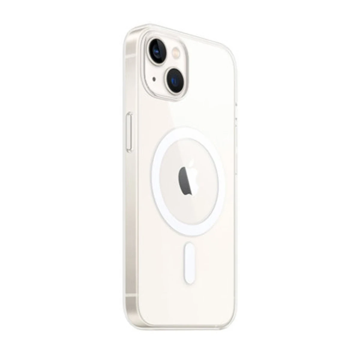 Apple iPhone 14 Kılıf Magneticsafe Şeffaf Silikon - Şeffaf