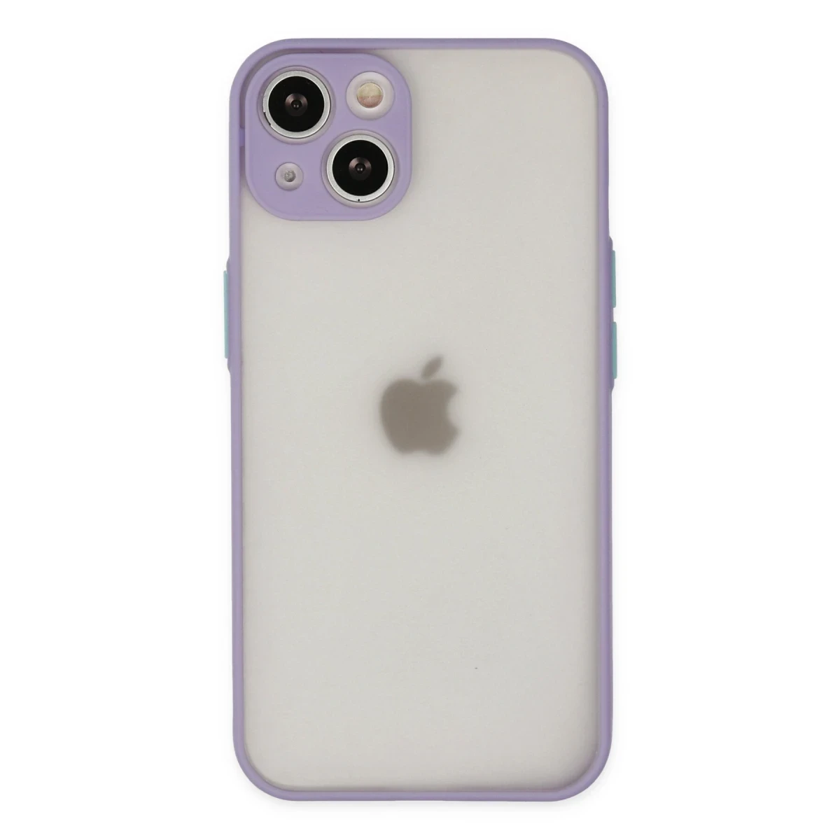 Apple iPhone 14 Kılıf Montreal Silikon Kapak - Mor