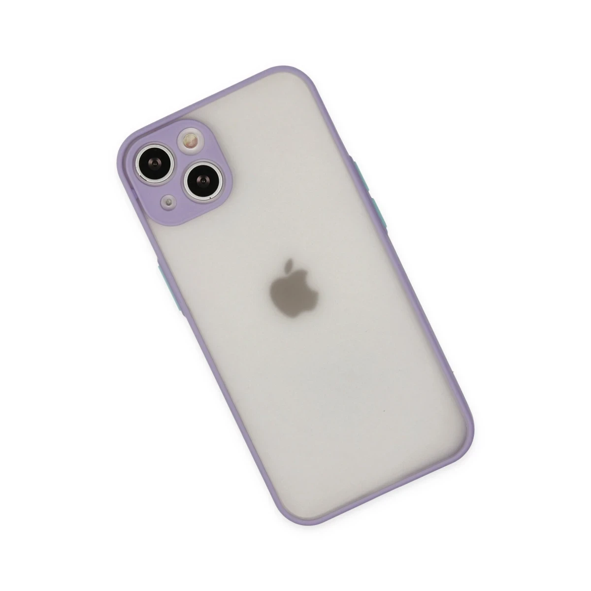 Apple iPhone 14 Kılıf Montreal Silikon Kapak - Mor