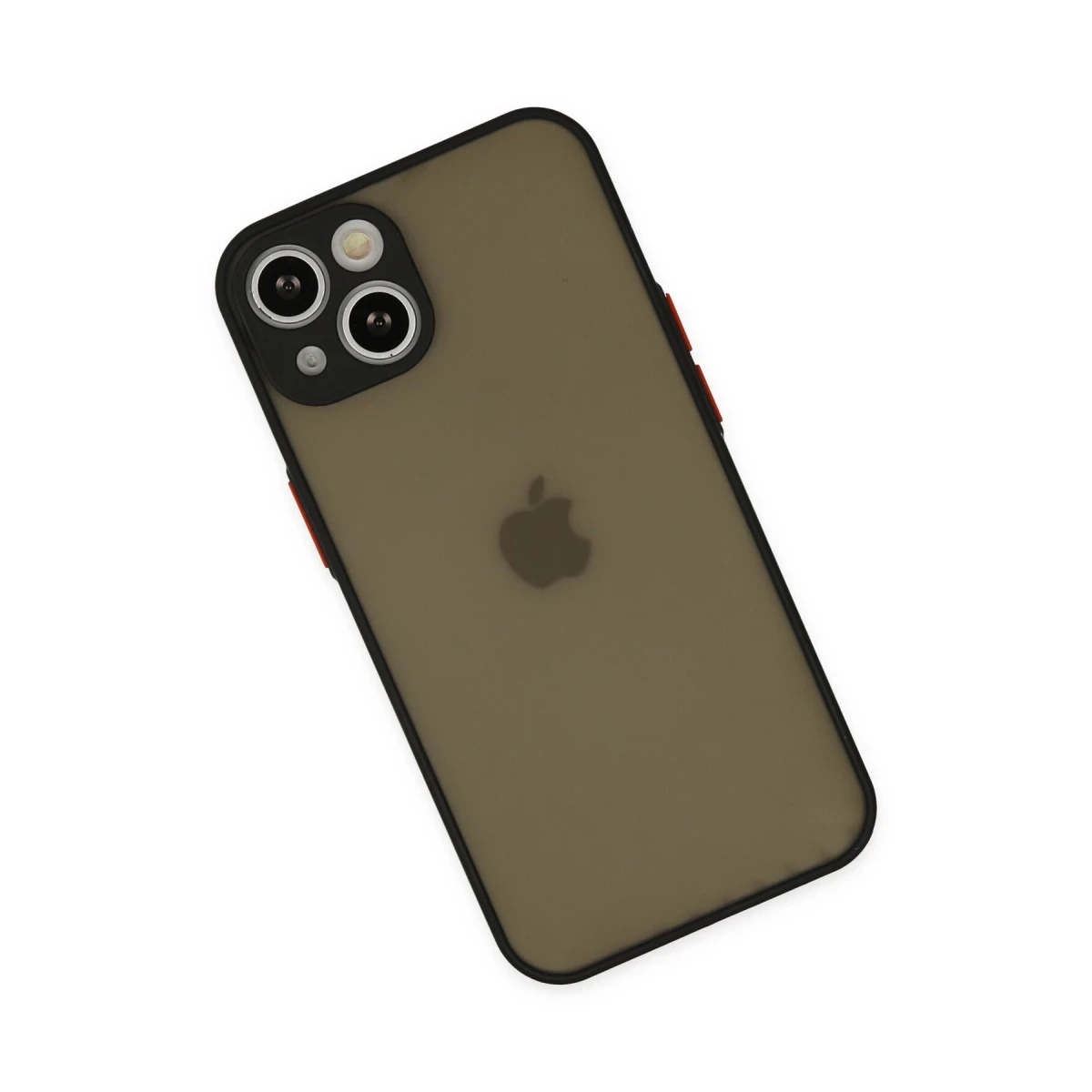 Apple iPhone 14 Kılıf Montreal Silikon Kapak - Siyah