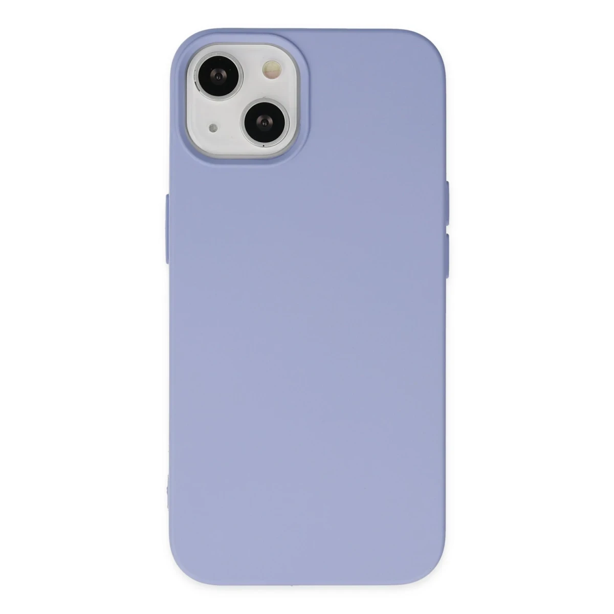 Apple iPhone 14 Kılıf Nano içi Kadife Silikon - Lila