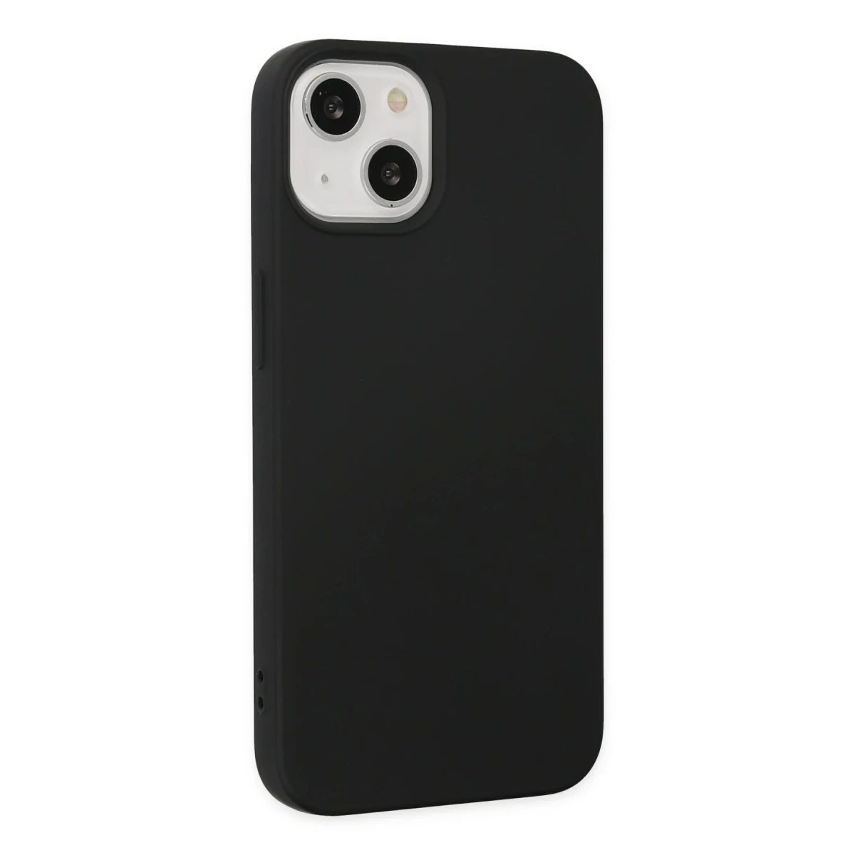 Apple iPhone 14 Kılıf Nano içi Kadife Silikon - Siyah
