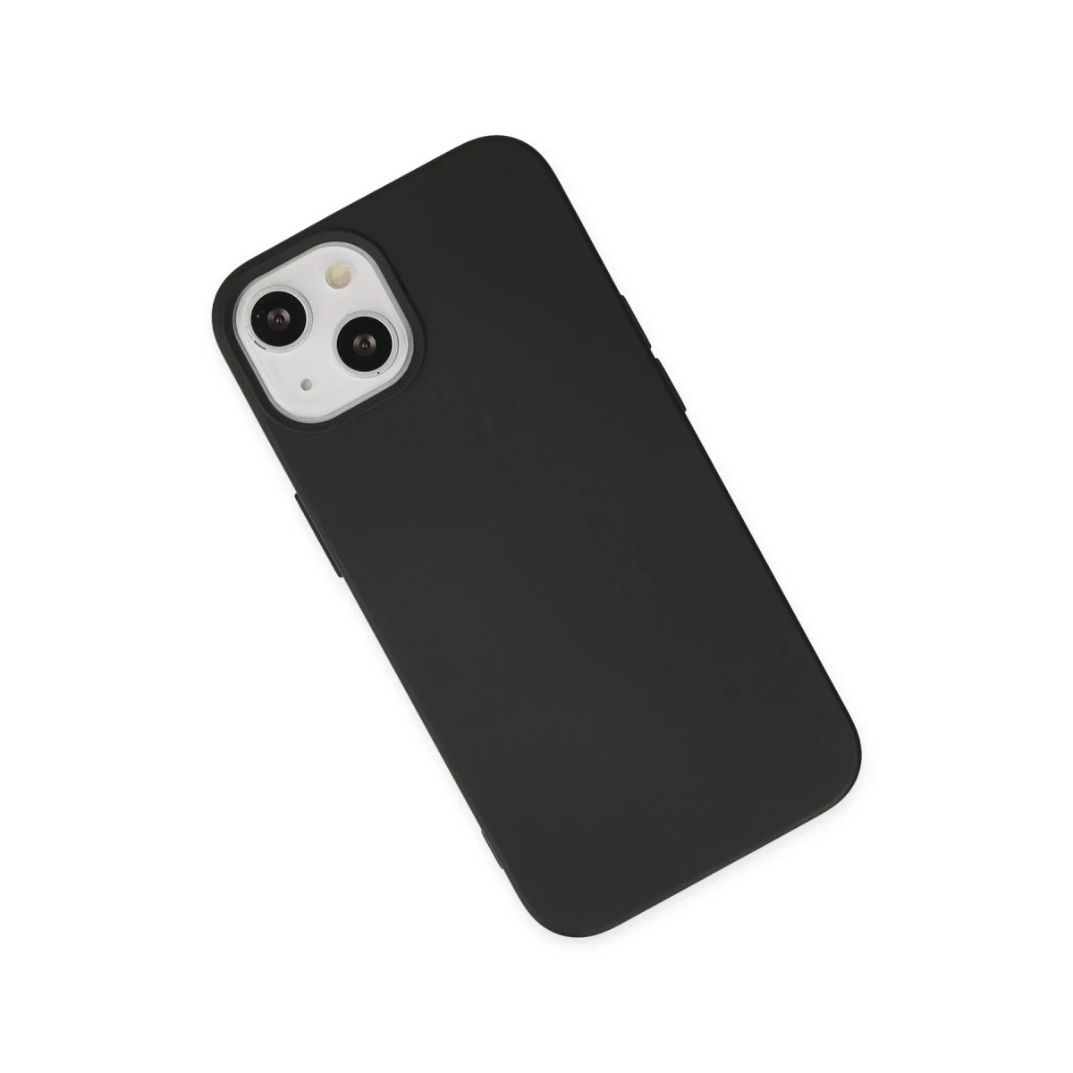 Apple iPhone 14 Kılıf Nano içi Kadife Silikon - Siyah