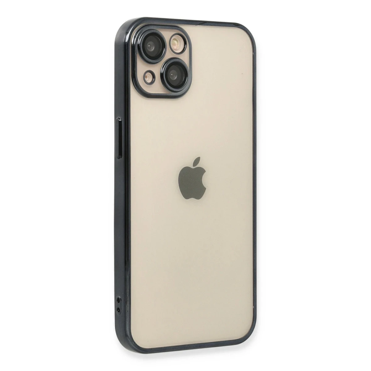 Apple iPhone 14 Kılıf Razer Lensli Silikon - Siyah