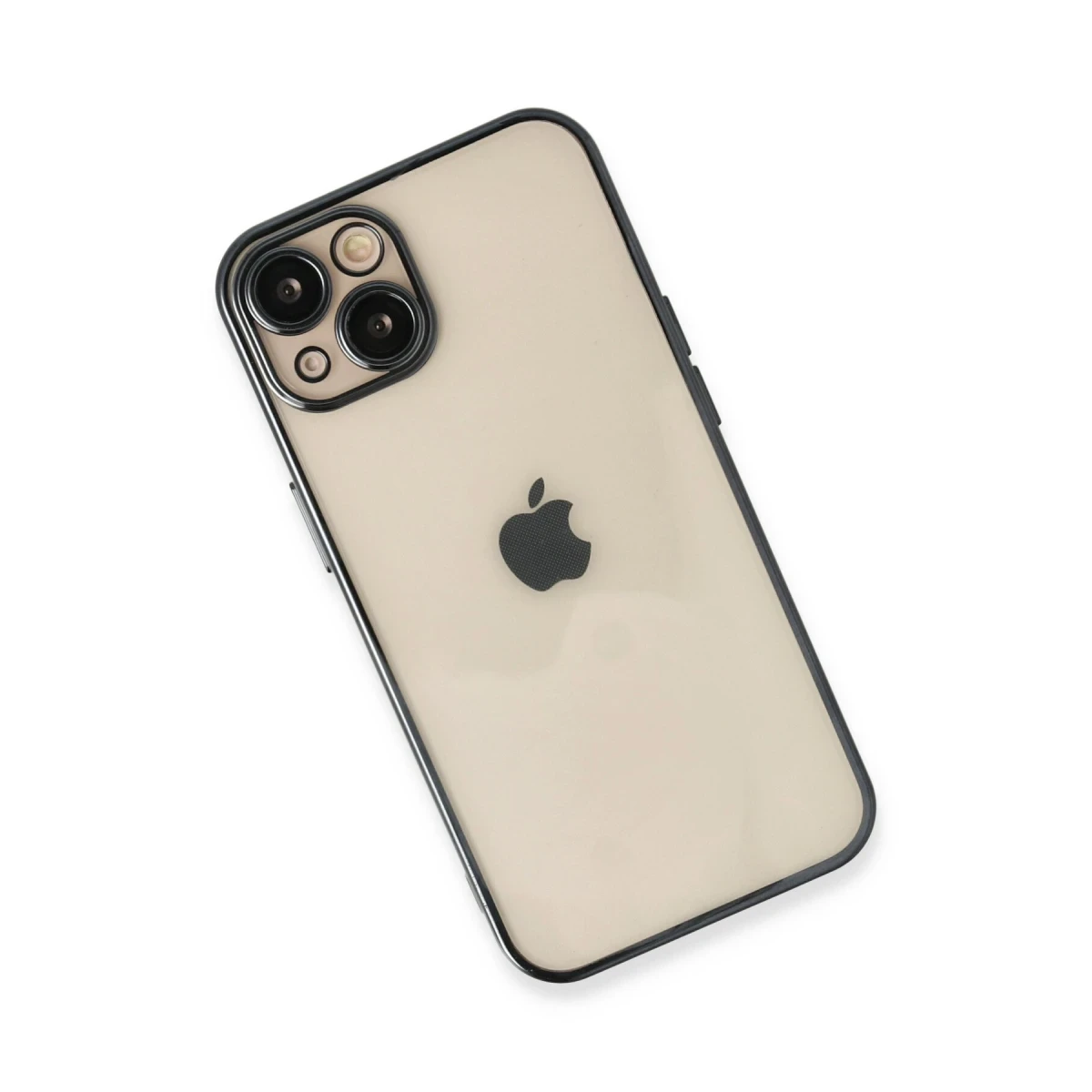 Apple iPhone 14 Kılıf Razer Lensli Silikon - Siyah