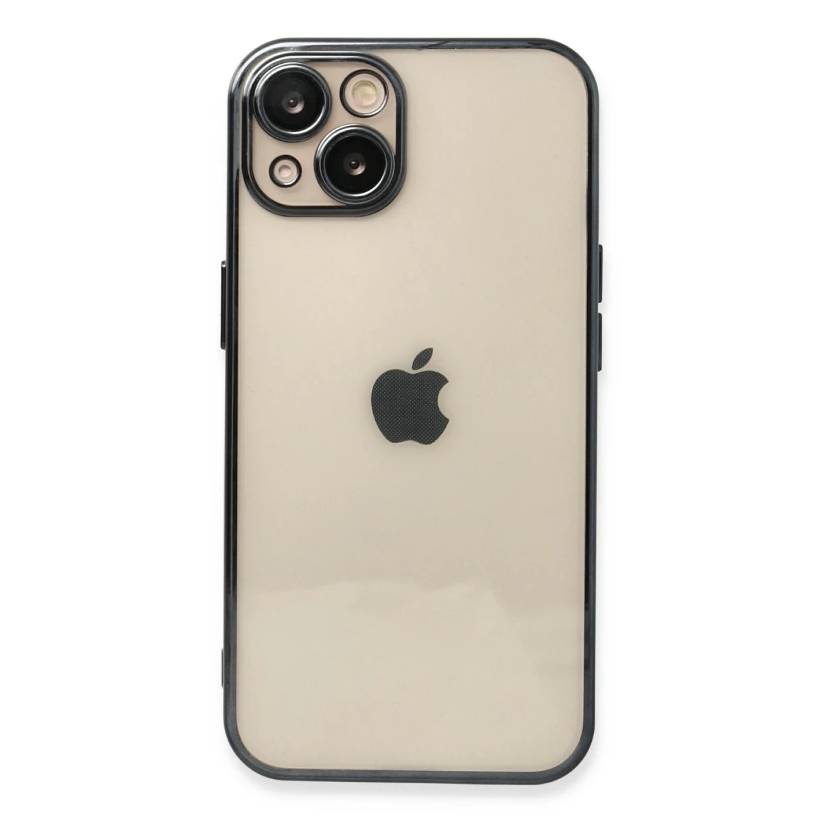 Apple iPhone 14 Kılıf Razer Lensli Silikon - Siyah