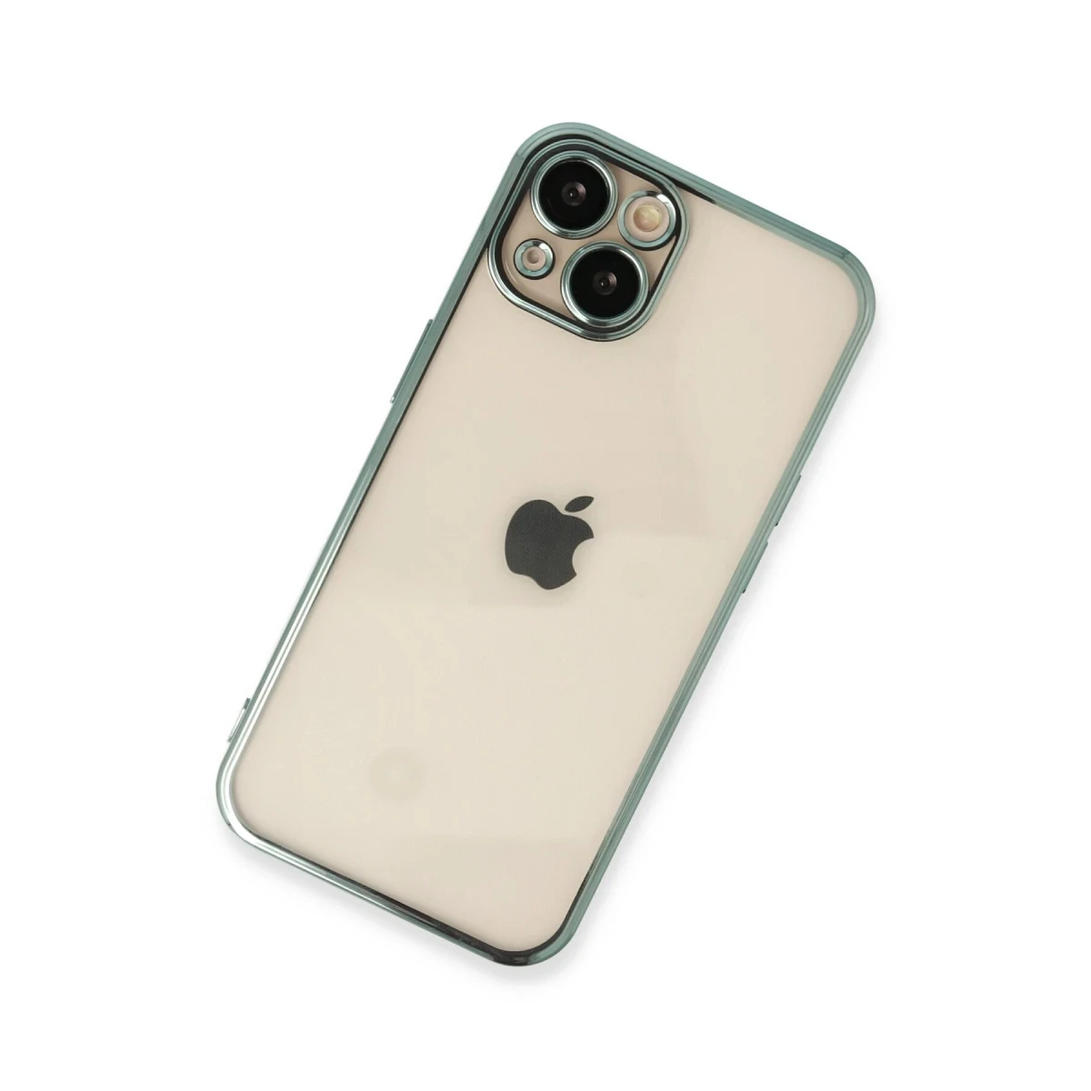 Apple iPhone 14 Kılıf Razer Lensli Silikon - Yeşil