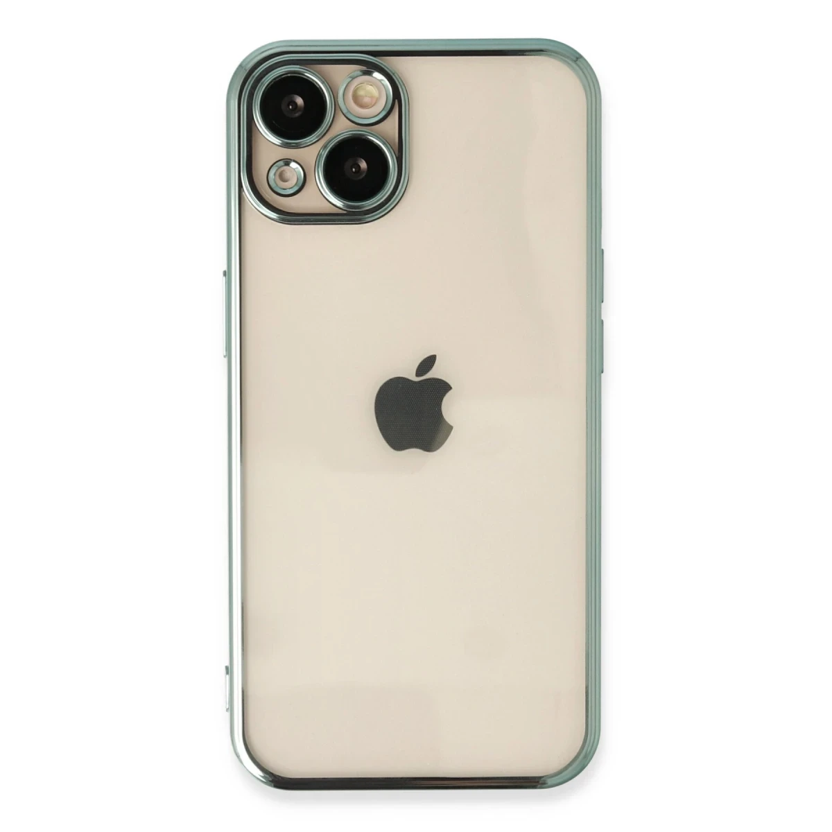 Apple iPhone 14 Kılıf Razer Lensli Silikon - Yeşil
