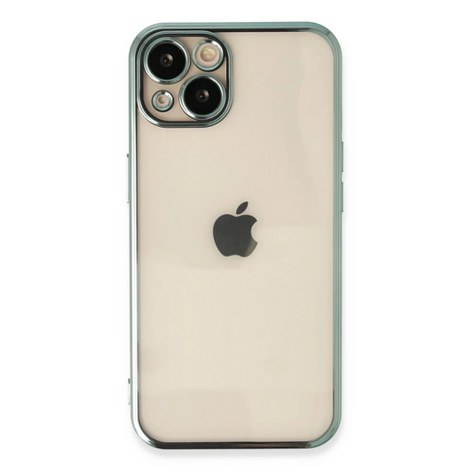 Apple iPhone 14 Kılıf Razer Lensli Silikon - Yeşil