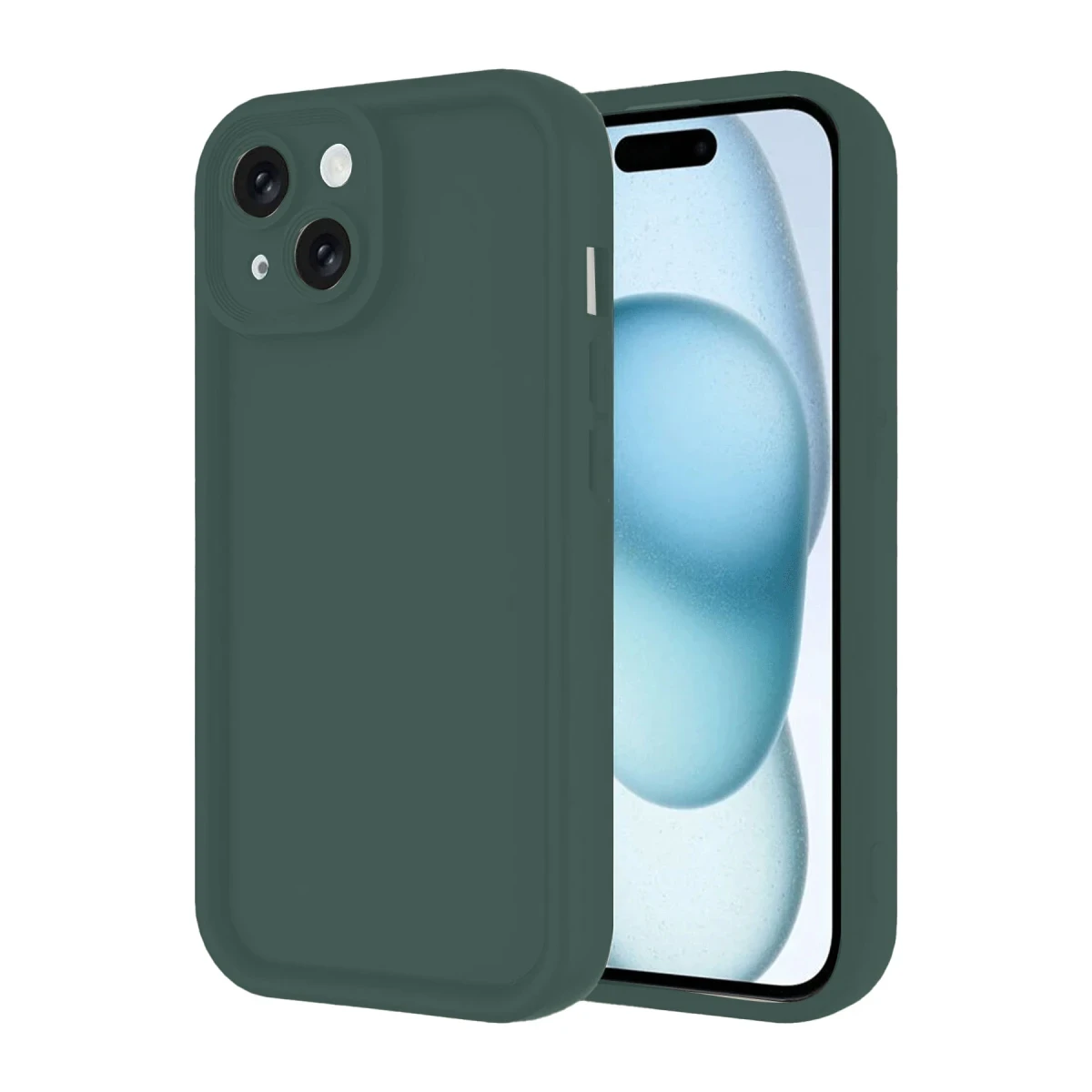 Apple iPhone 14 Kılıf Viera Silikon - Koyu Yeşil