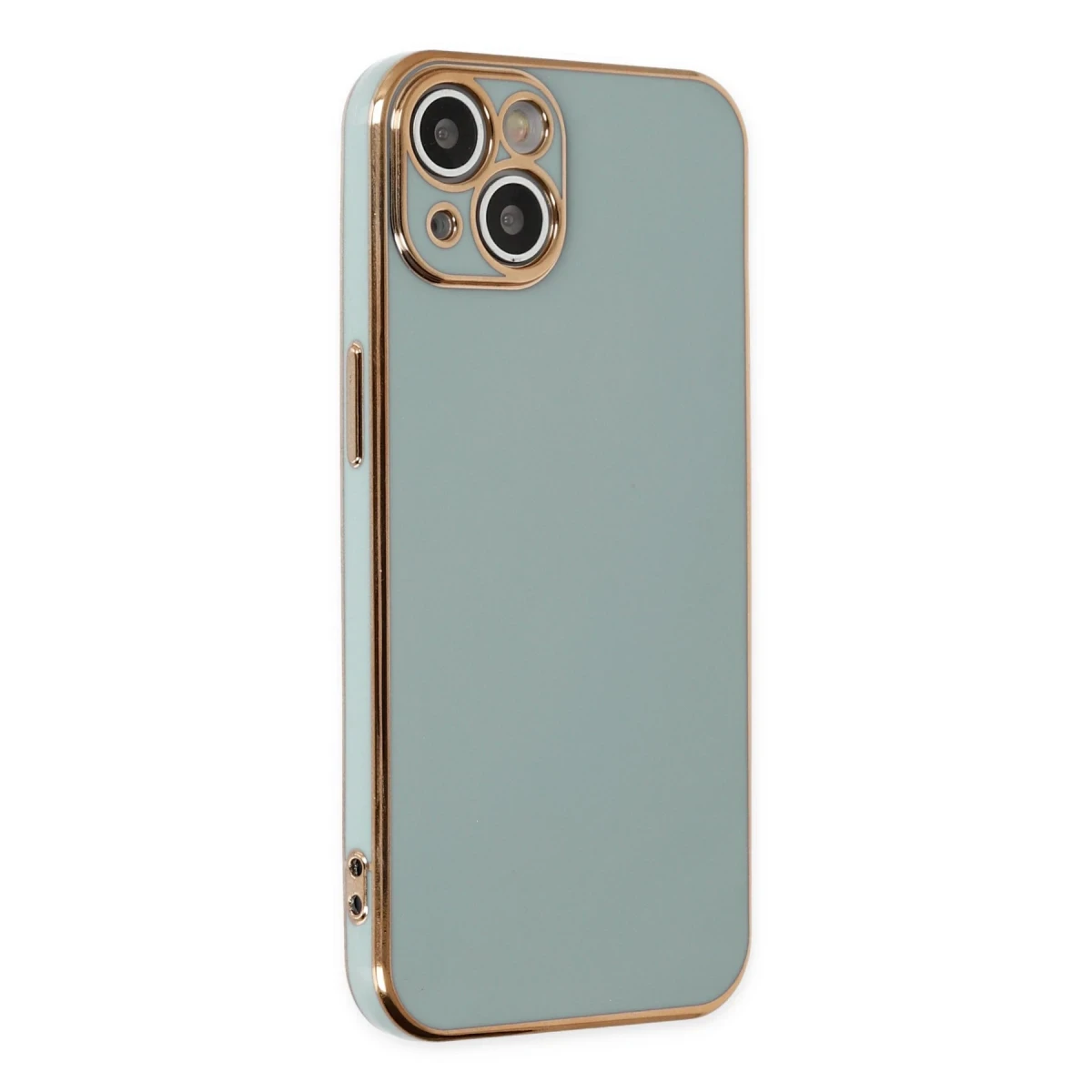 Apple iPhone 14 Kılıf Volet Silikon - Açık Yeşil