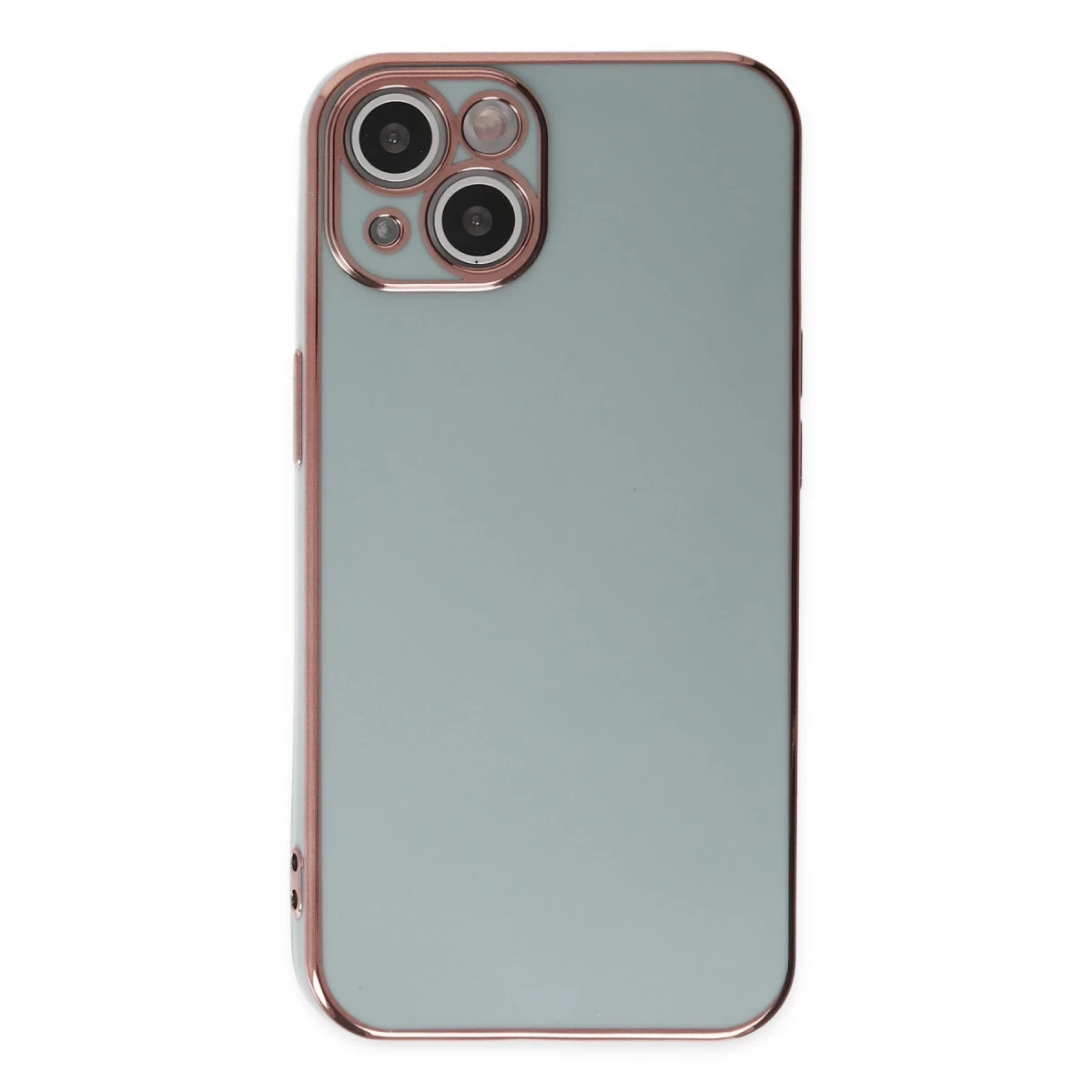 Apple iPhone 14 Kılıf Volet Silikon - Açık Yeşil