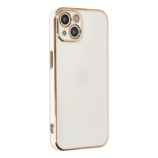 Apple iPhone 14 Kılıf Volet Silikon - Beyaz