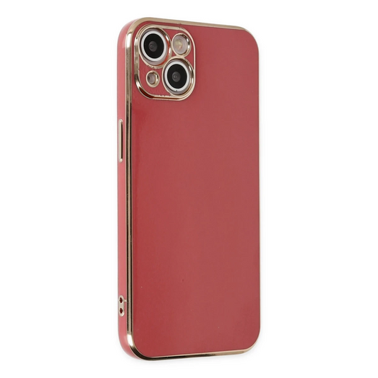 Apple iPhone 14 Kılıf Volet Silikon - Kırmızı