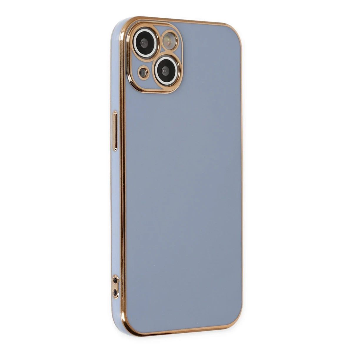 Apple iPhone 14 Kılıf Volet Silikon - Mavi
