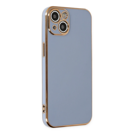 Apple iPhone 14 Kılıf Volet Silikon - Mavi