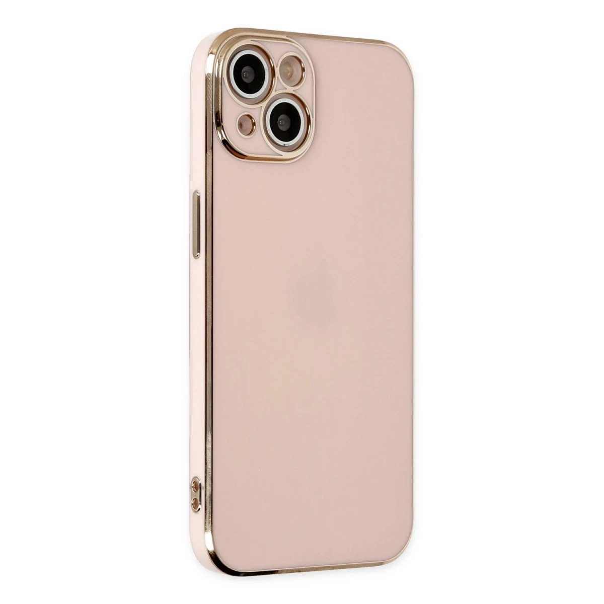 Apple iPhone 14 Kılıf Volet Silikon - Pembe