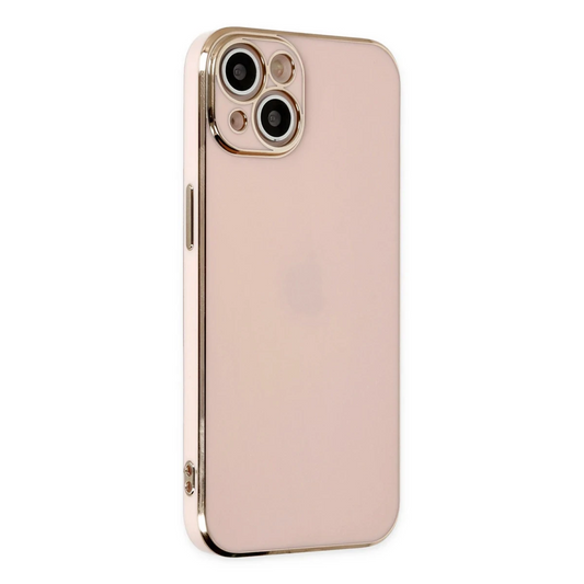 Apple iPhone 14 Kılıf Volet Silikon - Pembe