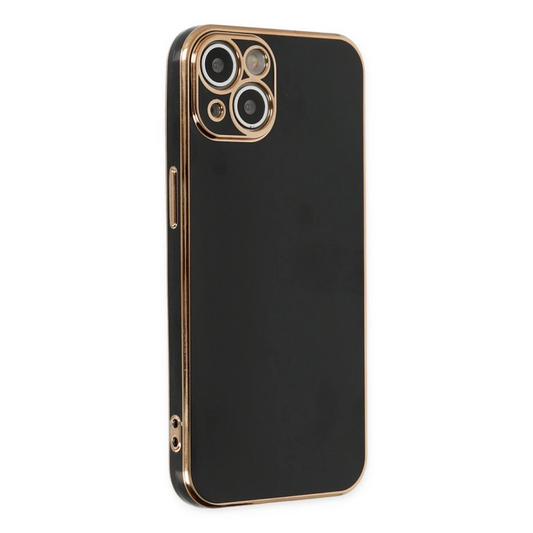 Apple iPhone 14 Kılıf Volet Silikon - Siyah