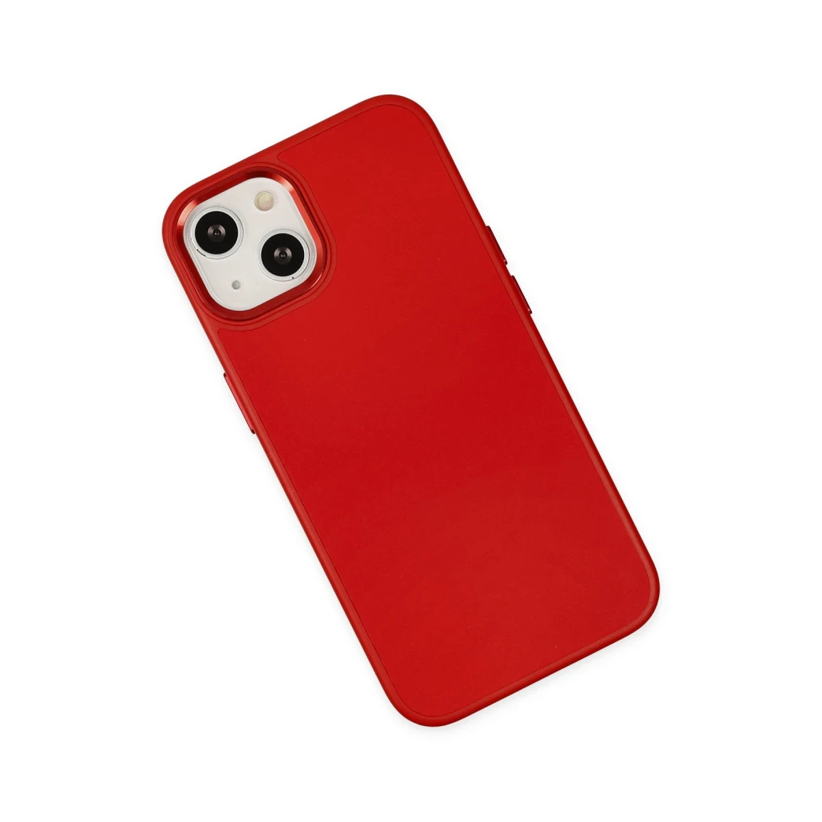 Apple iPhone 14 Plus Kılıf Asya Deri Silikon - Kırmızı
