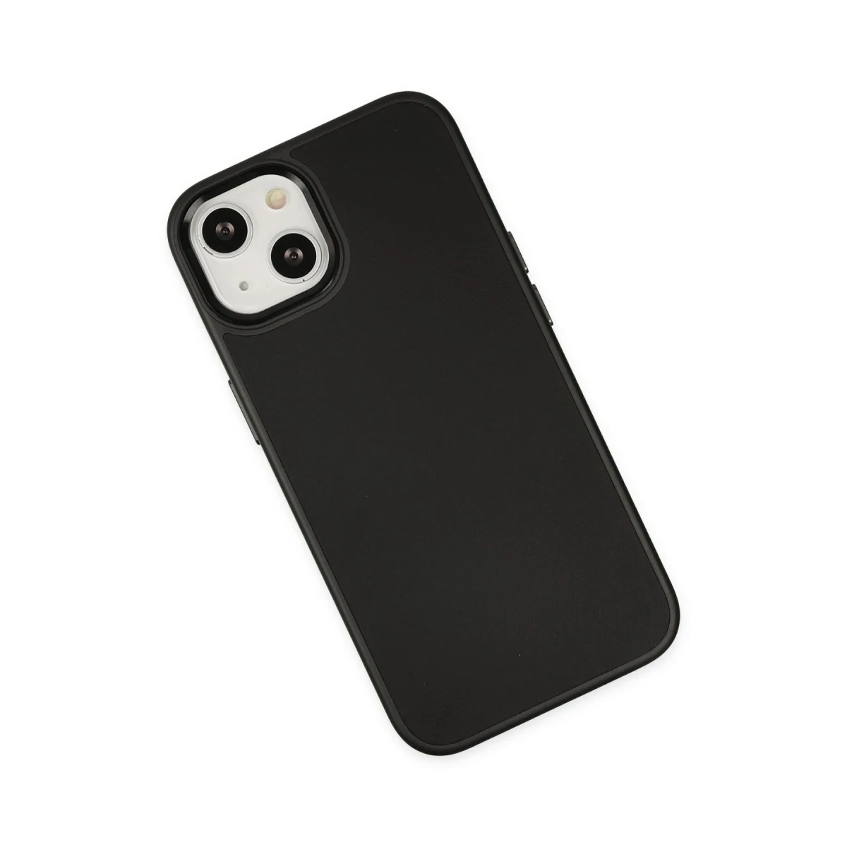 Apple iPhone 14 Plus Kılıf Asya Deri Silikon - Siyah