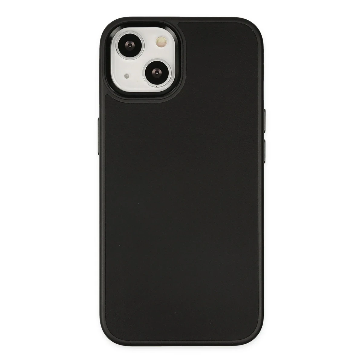 Apple iPhone 14 Plus Kılıf Asya Deri Silikon - Siyah