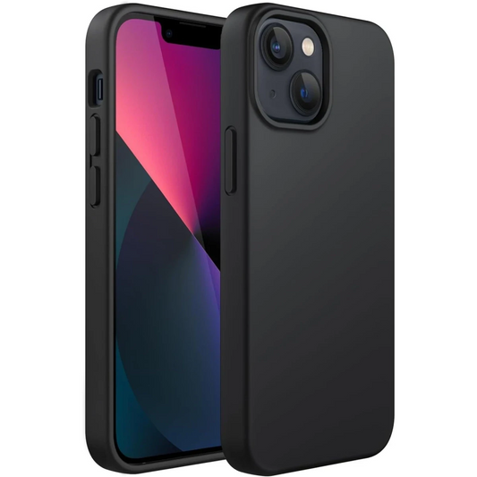 Apple iPhone 14 Plus Kılıf First Silikon - Siyah