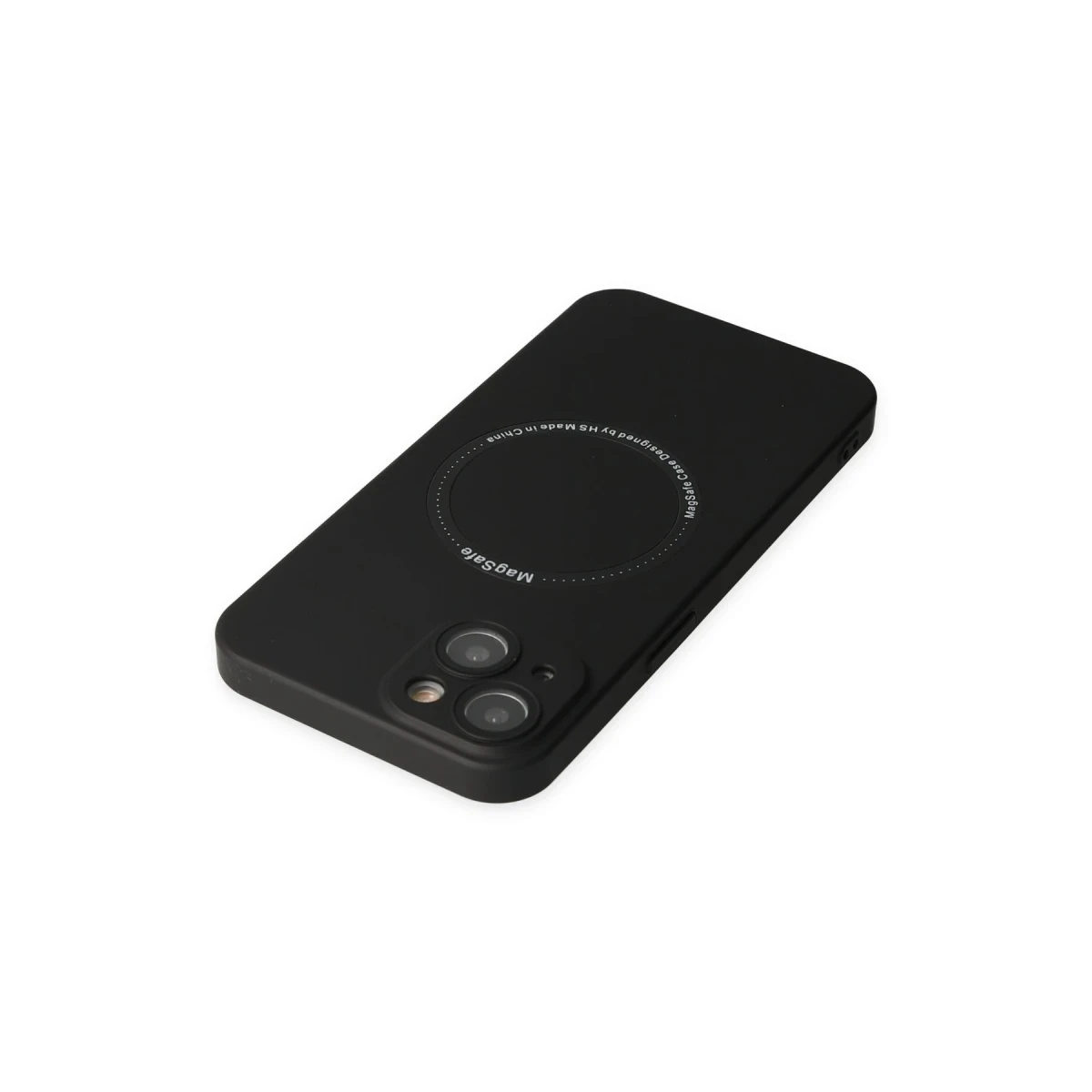 Apple iPhone 14 Plus Kılıf Jack Magneticsafe Lens Silikon - Siyah
