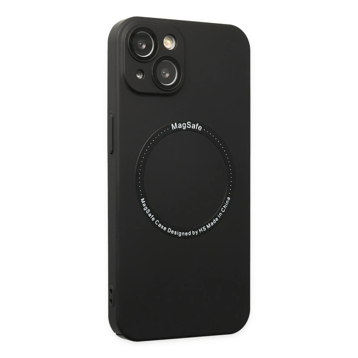Apple iPhone 14 Plus Kılıf Jack Magneticsafe Lens Silikon - Siyah