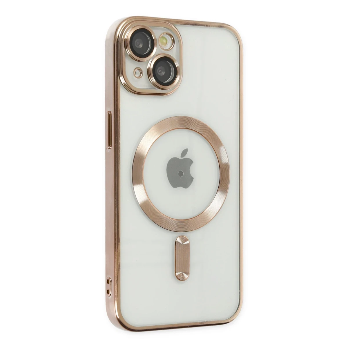 Apple iPhone 14 Plus Kılıf Kross Magneticsafe Kapak - Gold