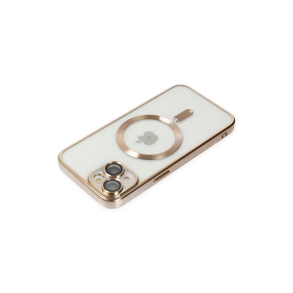 Apple iPhone 14 Plus Kılıf Kross Magneticsafe Kapak - Gold